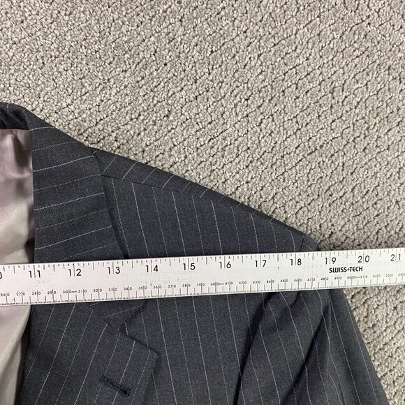 Hart Schaffner Marx Gold Trumpeter Suit Men's Jacket 40R Pants 33x27.5 Gray - Picture 9 of 16